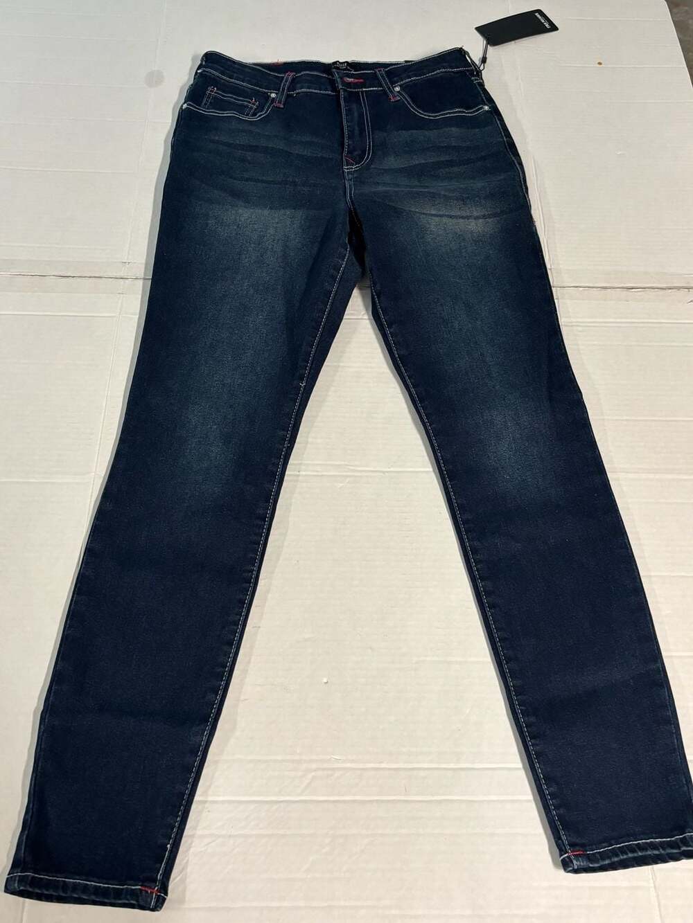 True Religion Halle High Rise Super Skinny Jeans Dark Scorched Wash Size 28 New